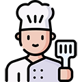 • Kuchár, pomocný kuchár